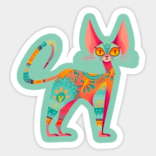 Funny cat Sticker